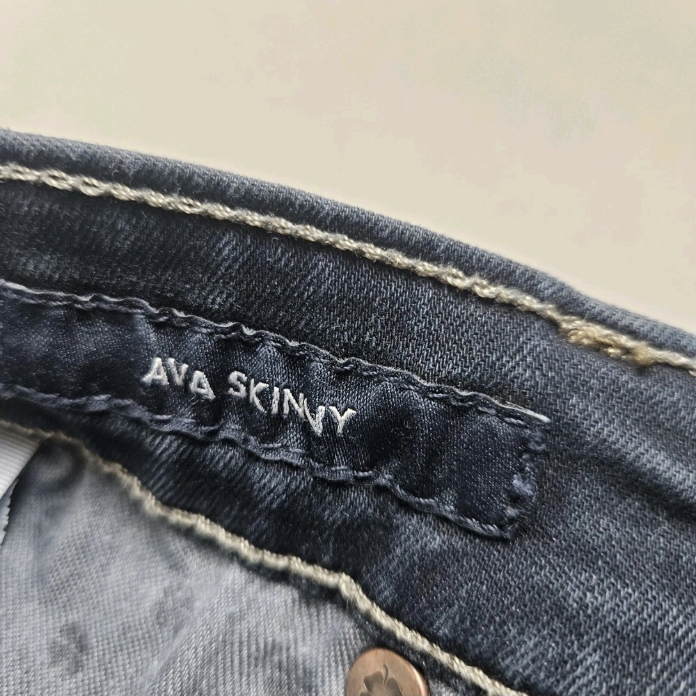 Lucky Brand Ava Skinny Jeans Womens 8/29 Blue Stretch Denim - Picture 8 of 15